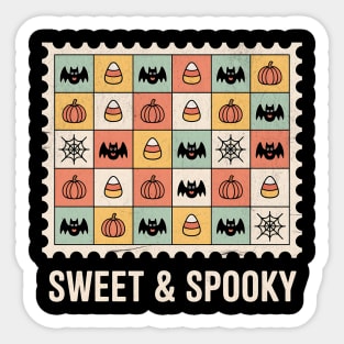 Sweet & Spooky Halloween Postage Stamp Collection Sticker
